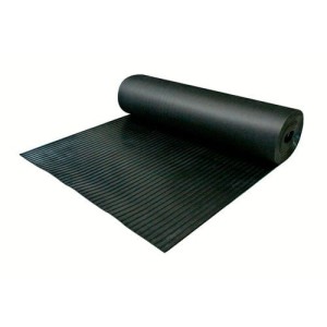 Rubber floor track ≠ 3 mm, 1200 mm (grooved)