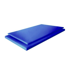 Polyetenplatta (PE-HD) ≠ 2 mm, 1000×2000 mm (blå)