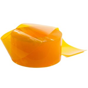 PVC-ridå standard, gul (200×2 mm)